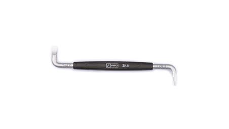 Wkrętak dwustronny kątowy, grot Płaska 100 mm RS PRO-114116