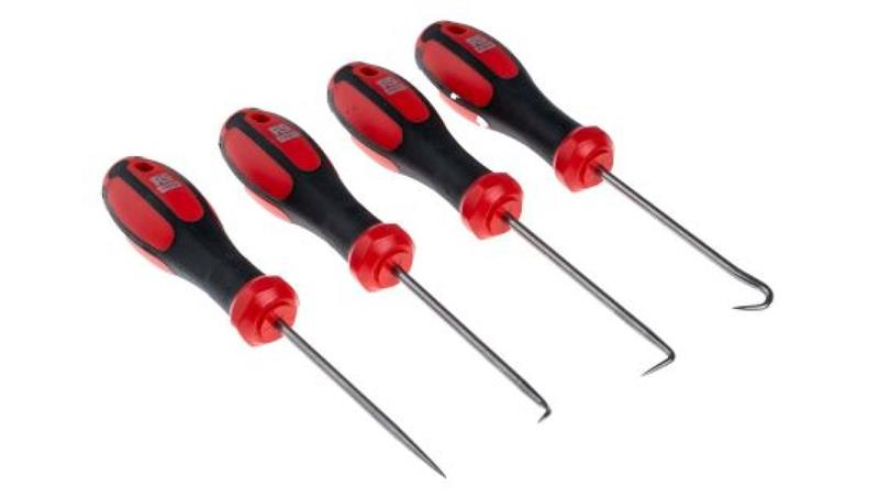 Zestaw narzędzi 4 szt., RS PRO Bez możliwości przechowywania-114401