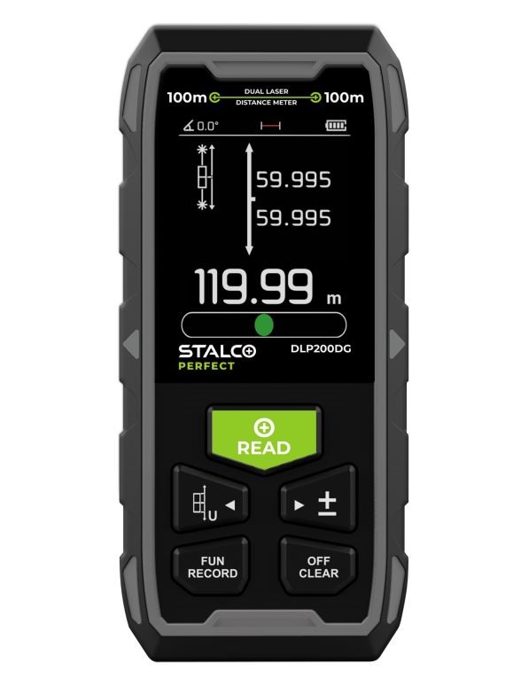 Dalmierz laserowy dwukierunkowy DLP200DG 2x100m