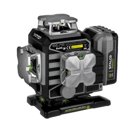 Laser krzyżowy 4D LLP4DG zielony STALCO PERFECT