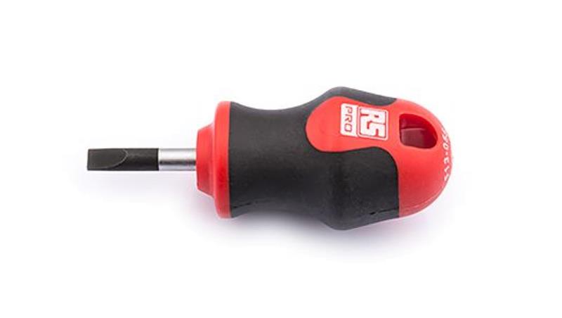 Wkrętak Krótki, grot Płaska 25 mm RS PRO-114166