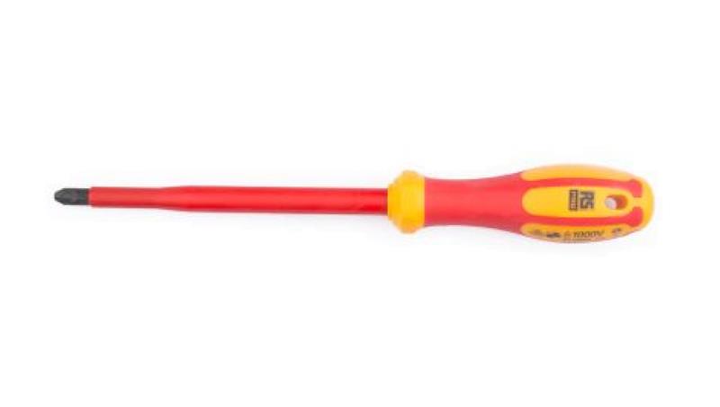 Wkrętak izolowany dla elektryka, grot Pozidriv 150 mm RS PRO-114208