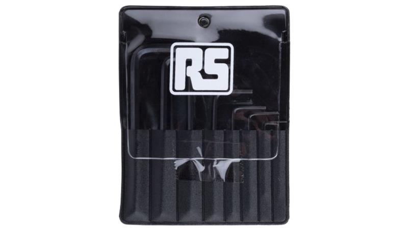 Zestaw kluczy imbusowych, Sześciokąt: 0,7 0,9 1,27 1,5 2 2,5 3 4 mm Jednostki metryczne, 8 szt. 0.7mm-114521