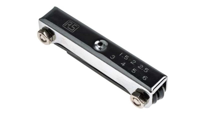 Zestaw kluczy imbusowych, 1,5 2 2,5 3 4 5 6 mm, 7 szt. 1.5mm, RS PRO-114499