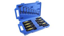Zestaw kluczy Torx typu L, 18 szt., RS PRO-114414
