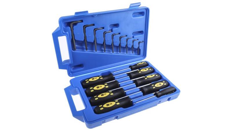 Zestaw kluczy Torx typu L, 18 szt., RS PRO-114414 Zestaw kluczy Torx typu L, 18 szt., RS PRO-114414