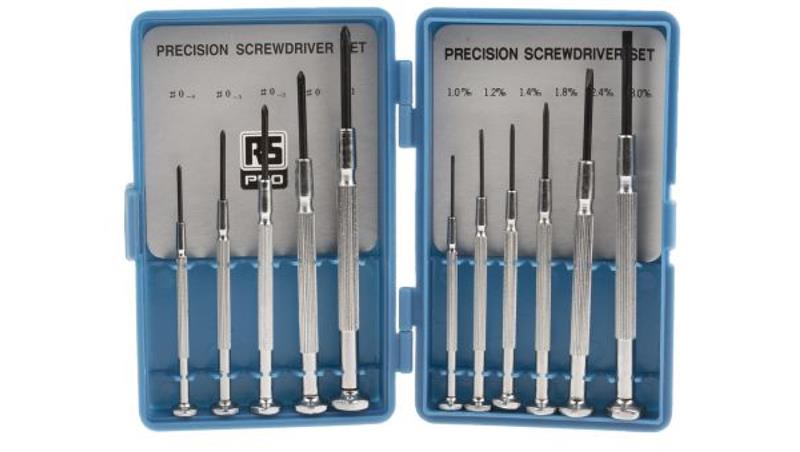 Zestaw wkrętaków, precyzyjnych, 11 szt., RS PRO-114301