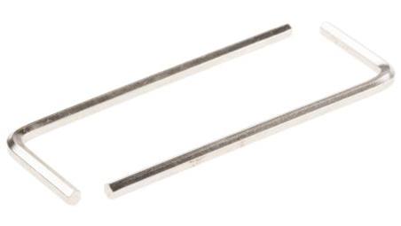 Klucz imbusowy Jednostki metryczne 2.5mm Sześciokątne, typu L, materiał: Stal chromowo-wanadowa, RS PRO-114547