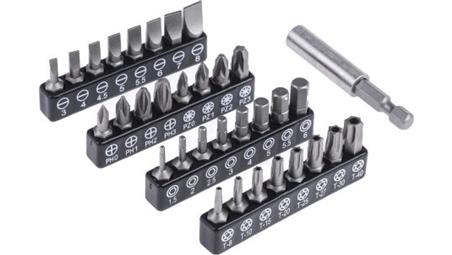 Zestaw końcówek, materiał Stal chromowo-molibdenowo-wanadowa, Hex 1.5, Hex 2, Hex 2,5, Hex 3, Hex 4, Hex 5, Hex 5,5,-114311