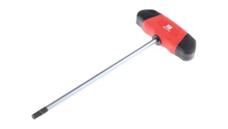 Klucz imbusowy, 6 mm Jednostki metryczne 6mm Sześciokątne, typu Typu T, materiał: Stal chromowo-wanadowo-molibdenowa,-114553