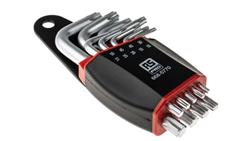 Zestaw kluczy Torx typu L, 9 szt., RS PRO-114426