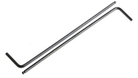 Klucz imbusowy Jednostki metryczne 2mm Końcówka kulkowa, typu L, materiał: Stal chromowo-wanadowa, RS PRO-114514