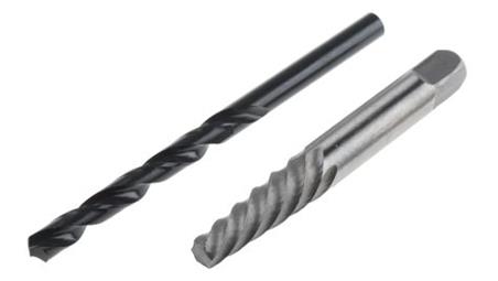 Wykrętarka do śrub, l. elementów: 2, w zestawie: Nr 5, 6.8 mm, Stal-114290