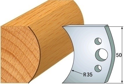 Para noży HSS 50x4 mm