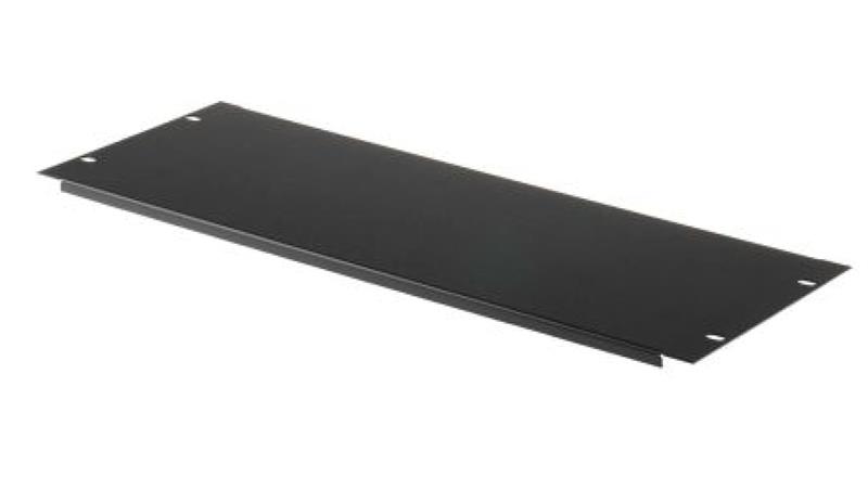 Panel zaślepiający do szafy RACK, 4U, 483 x 9mm, kolor: Czarny, RS PRO-111781