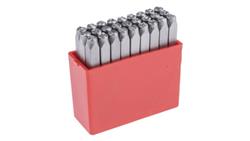 Zestaw wybijaków liter, H 4mm, 27-szt., (Od A do Z), RS PRO-112268