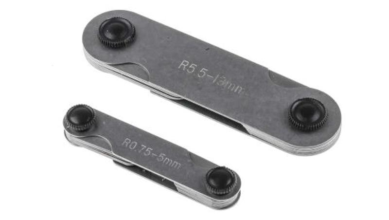 Zestaw do pomiaru promienia, typ: Wskaźnik promienia, Jednostki metryczne, l. łopatek: 16, przyrost: 0.25mm-112275