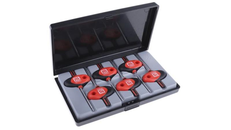 Zestaw kluczy Torx typu Prosty, 6 szt., RS PRO-114436 Zestaw kluczy Torx typu Prosty, 6 szt., RS PRO-114436