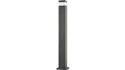 Słupek LED 6W 400lm 4000K/neutralna IP44 zewnętrzny stalowy szary SALIX-S 80 6W NW GXPS106-111595