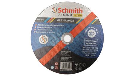 Tarcza do cięcia metalu 230x2 mocna Schmith-90363