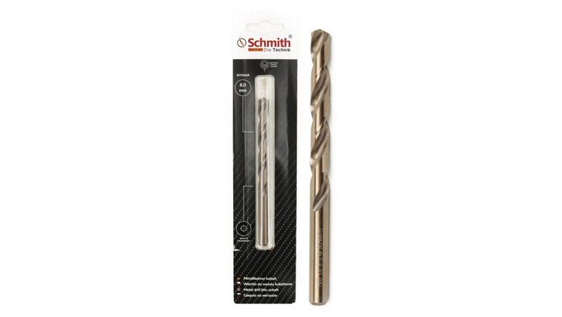 Wiertło do metalu kobaltowe 8mm HSS-Co Schmith-90904