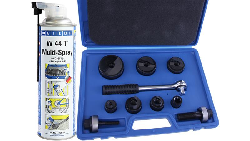 Wycinak mechaniczny do otworów w stali / Wycinak do otworów w rozdzielnicach 1/2-2 / Otwornica do blachy WM-60F-112796