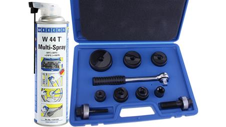 Wycinak mechaniczny do otworów w stali / Wycinak do otworów w rozdzielnicach 1/2-2 / Otwornica do blachy WM-60F-112796