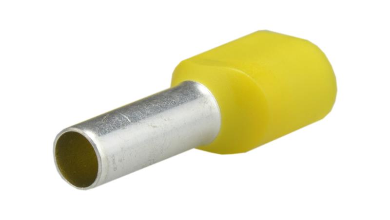 Końcówka tulejkowa podwójna izolowana /żółta/ TV 6-12 /100szt./-112041