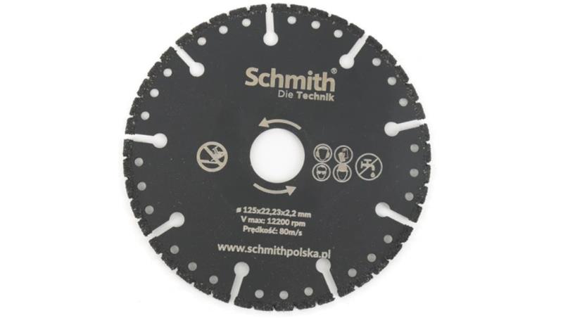 Tarcza diamentowa do cięcia uniwersalna 125mm Schmith-90416