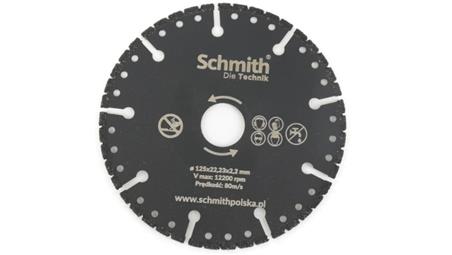 Tarcza diamentowa do cięcia uniwersalna 125mm Schmith-90416