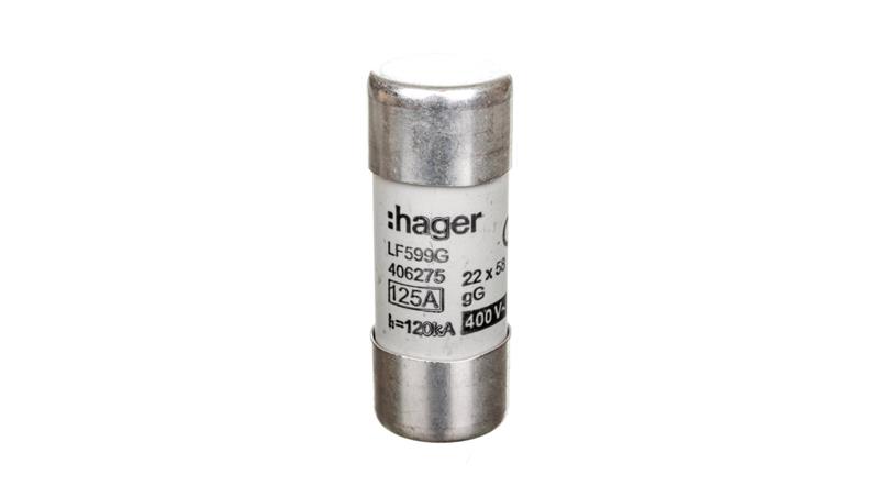 Wkładka bezpiecznikowa BiWtz cylindryczna 22x58mm 125A gG LF599G-8863