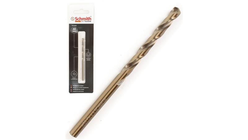 Wiertło do metalu kobaltowe 4,8mm HSS-Co Schmith-90928