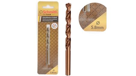 Wiertło do metalu kobaltowe 5,8mm HSS-Co Schmith-90929