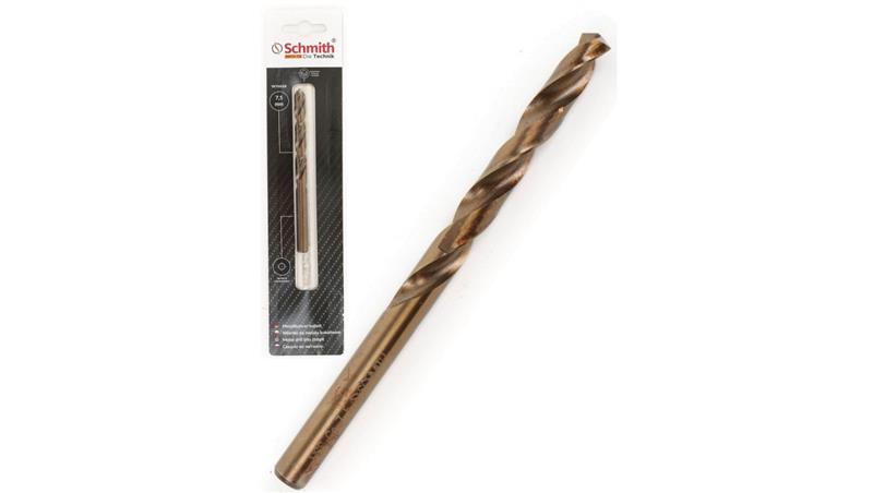 Wiertło do metalu kobaltowe 7,5mm HSS-Co Schmith-90914