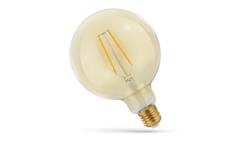 Żarówka LED E27 230V 2W Globe COG Gold ciepła-111508