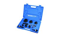 Wycinak mechaniczny do otworów w stali / Wycinak do otworów w rozdzielnicach PG11-13-16-21-29-36 / Otwornica do blachy WM-60-112