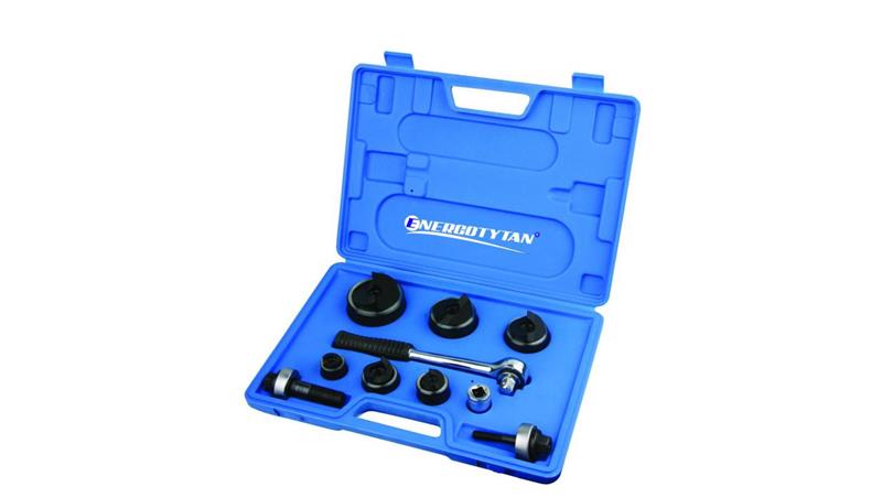 Wycinak mechaniczny do otworów w stali / Wycinak do otworów w rozdzielnicach PG11-13-16-21-29-36 / Otwornica do blachy WM-60-112