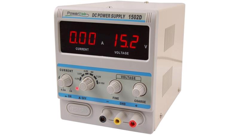 Zasilacz serwisowy DC 15V/2A LED PowerLab 1502D-112156 Zasilacz serwisowy DC 15V/2A LED PowerLab 1502D-112156
