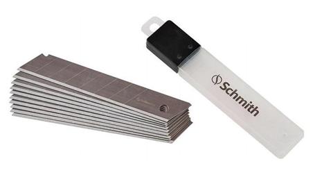 Nóż ostrze łamane uniwersalny 18mm 10szt Schmith-113031