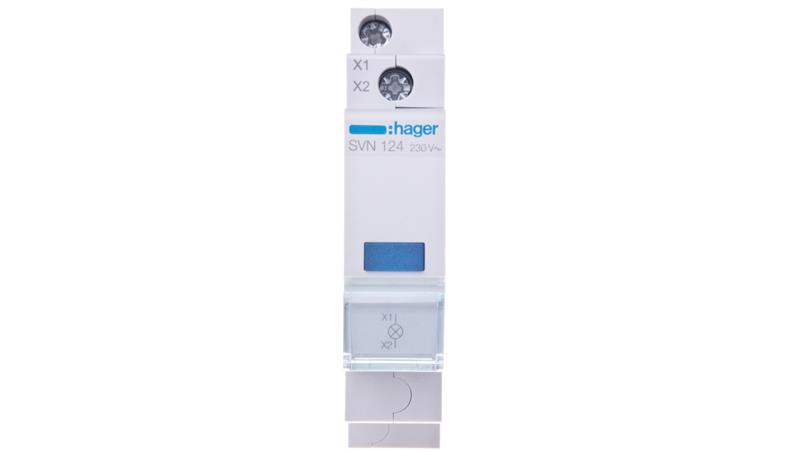 Lampka modułowa niebieska 230V AC SVN124-23952