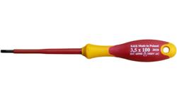 ZESTAW ŚRUBOKRĘTÓW WKRĘTAKÓW ŚRUBOKRĘTY WKRĘTAKI ŚRUBOKRĘT WKRĘTAK ELEKTRYCZNY IZOLOWANY 1000V 3,5x100 dla elektryka-114333