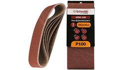 Pas bezkońcowy taśma papier ścierny P100 100x610mm 5szt Schmith-112341