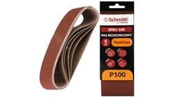 Pas bezkońcowy taśma papier ścierny P100 75x457mm 5szt Schmith-112344