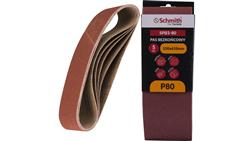 Pas bezkońcowy taśma papier ścierny P80 100x610mm 5szt Schmith-112348