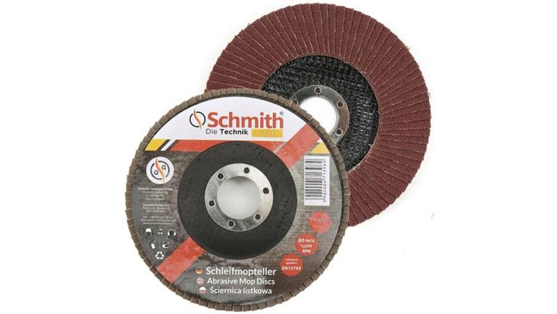 Tarcza ścierna prosta ściernica listkowa 125mm P80 lamelki Schmith-112335
