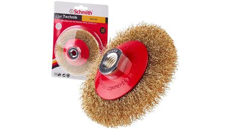Szczotka druciana tarczowa boczna M14 100mm Schmith-112512