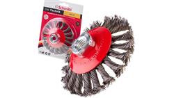 Szczotka druciana tarczkowa boczna splatana M14 100mm Schmith-112354