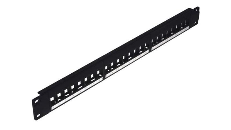 Patch panel 24-port 1U 19cali pusty do Keystone-111708 Patch panel 24-port 1U 19cali pusty do Keystone-111708