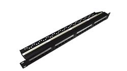 Patch panel 24-port UTP kat.6 1U 19cali z półką-111705