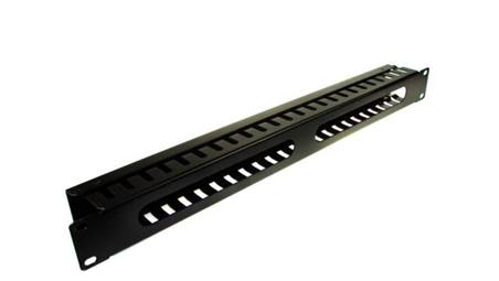 Organizator kabli 1U 24 uchwyty metal czarny-111676